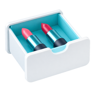 Espejo de Maquillaje con Luz LED y Cajón · Recargable USB